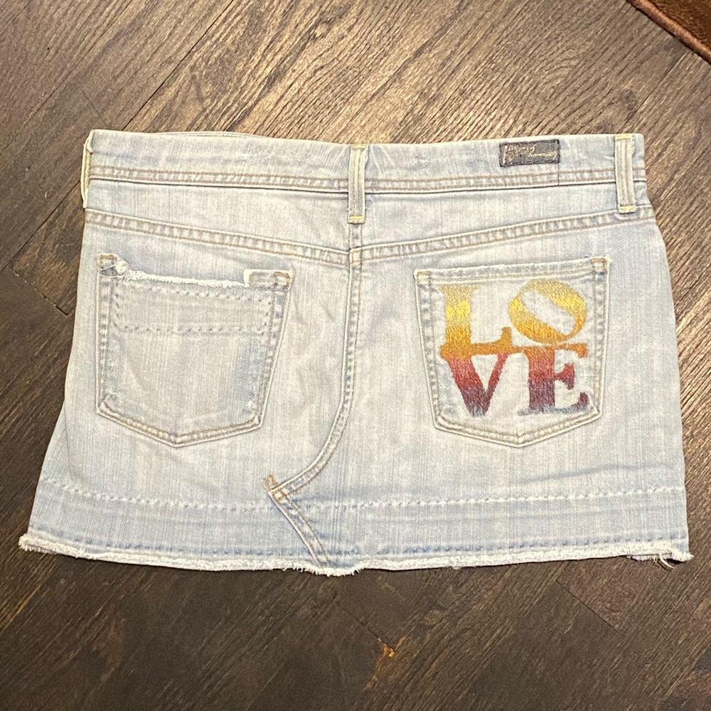 Citizens of Humanity LOVE Jean Mini Skirt #373